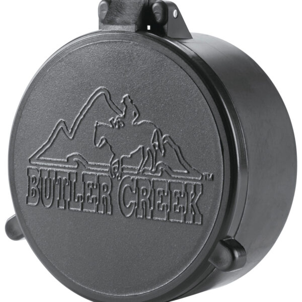 Butler Creek 30150 Flip-Open Objective Scope Cover 39.60mm Obj. Size 15 Black Polymer