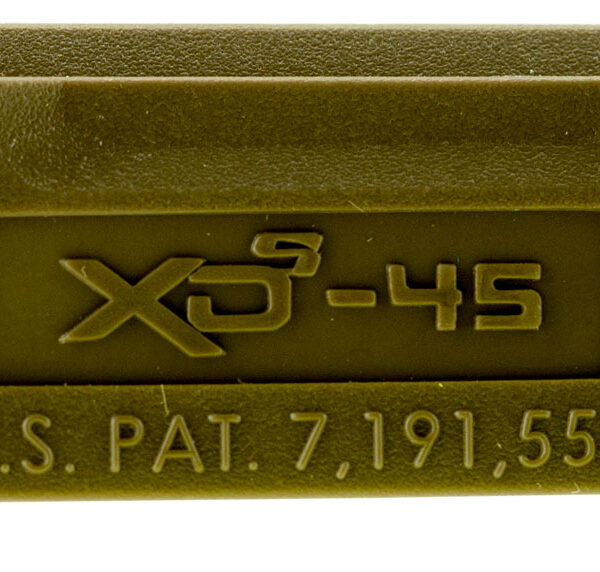 Springfield Armory XDS5001MFDE Backstrap Sleeve made of Polymer with Flat Dark Earth Finish & 1 Piece Finish for 45 ACP Springfield XD-S with #1 Backstrap & 3.30" Barrel