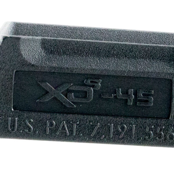 Springfield Armory XDS5001M Backstrap Sleeve made of Polymer with Black Finish & 1 Piece Design for 45 ACP Springfield XD-S with #1 Backstrap & 3.30"-4" Barrel
