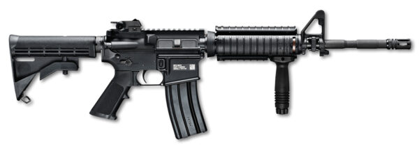 FN 36318 FN 15 M4 Military Collector 5.56x45mm NATO 16" Black Barrel / Receiver 30+1, Matte Black 6 Position Collapsible Stock, Black A2 Grip, Optics Ready