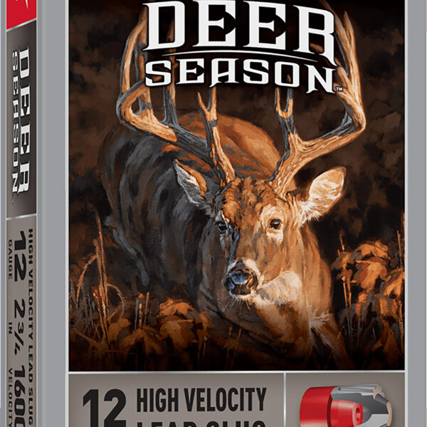 Winchester Ammo X12DS Deer Season High Velocity 12Gauge 2.75" 1 1/8oz Slug Shot 5 Per Box/20 Case