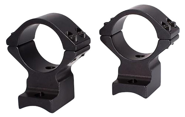 Talley 94X725 Scope Mount/Ring Combo  Extended Black Anodized 1" Tube Savage Round Receiver with AccuTrigger (110 Series/A17/A22) Medium Rings