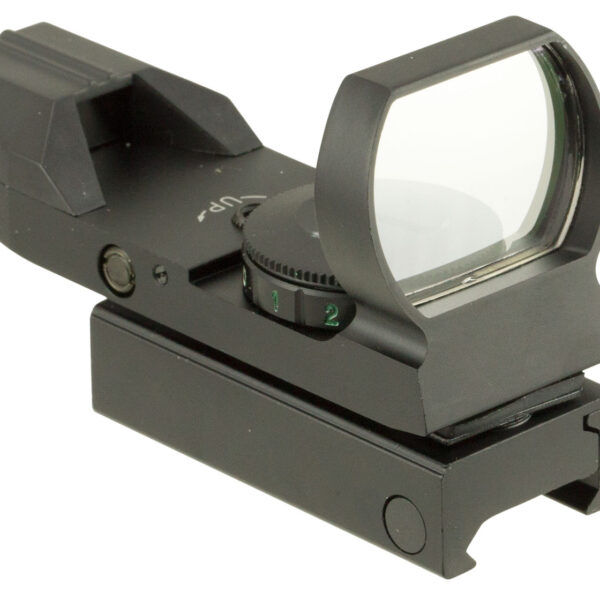 TruGlo TG-8370B Open Dot Sight  Black Anodized 1x 34mm 5 MOA Dual (Red/Green) Illuminated Dot Reticle