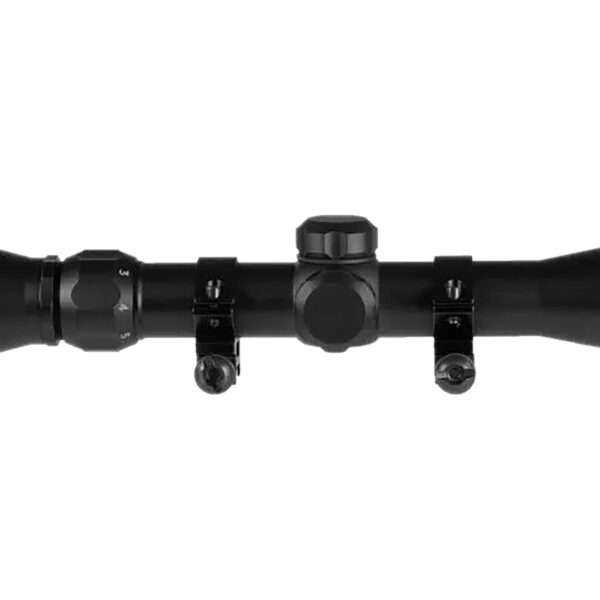 TruGlo TG-853940B Trushot  Black Anodized 3-9x40mm 1" Tube Duplex Reticle w/Rings