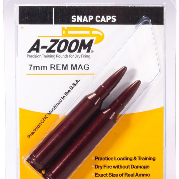 A-Zoom 12252 Rifle Snap Cap 7mm Rem Mag 2Pack