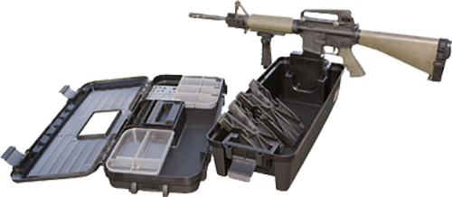 MTM Case-Gard TRB40 Tactical Range Box  Black Polymer