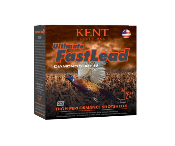 Kent Cartridge K122UFL405 Ultimate Fast Lead 12Gauge 2.75" 1 3/8oz 5Shot 25 Per Box/10 Case