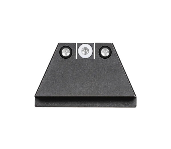 Night Fision GLK004003WGZ Suppressor Height Sights For Glock  Green Tritium White Outline Front Sight-Green Tritium Black Outline Rear Sight Glock 17/17L/19