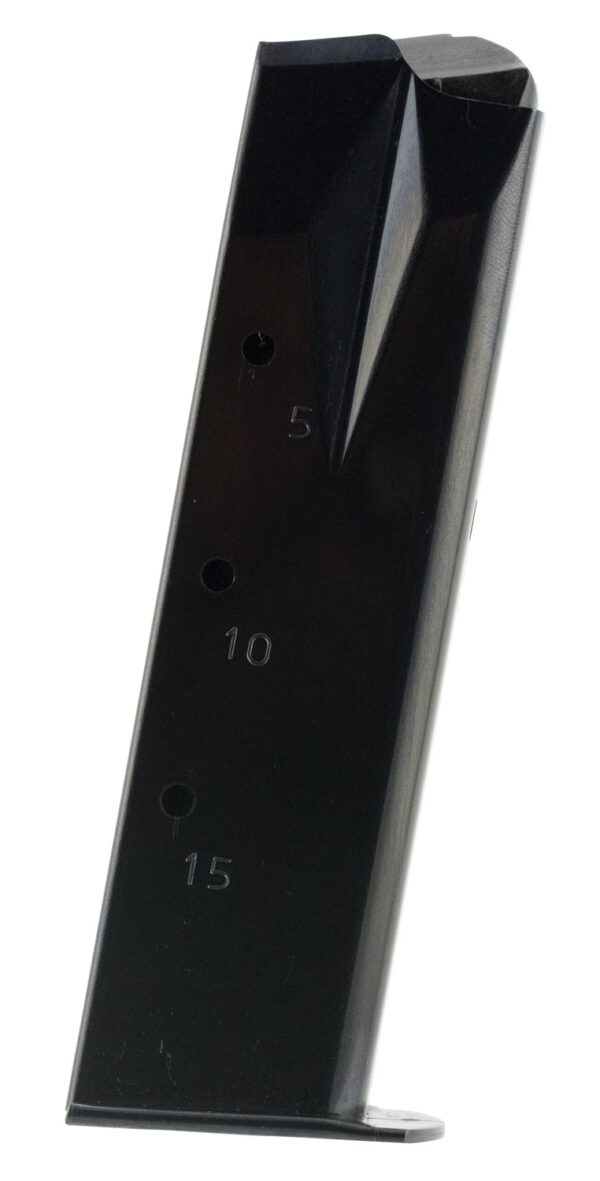 Mec-Gar MGRP8515B Standard  Blued Detachable 15rd 9mm Luger for Ruger P95/P85/P89/P93/P94