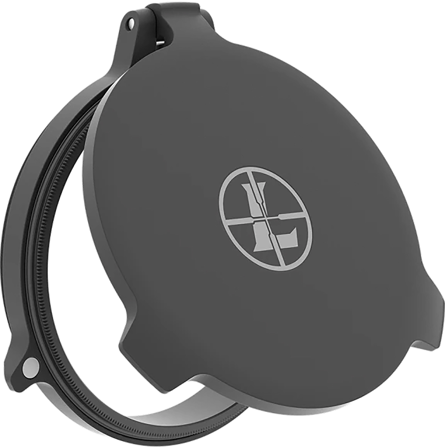 Leupold 117610 Alumina Scope Cover Matte Black Aluminum 52mm Objective Screw On Mount Flip Open
