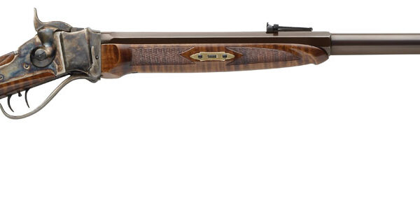 Davide Pedersoli 010S769457 1874 Old West 45-70 Gov 1rd 30" Blued Barrel, Color Case Hardened Steel Receiver, Walnut Wood Stock, Right Hand