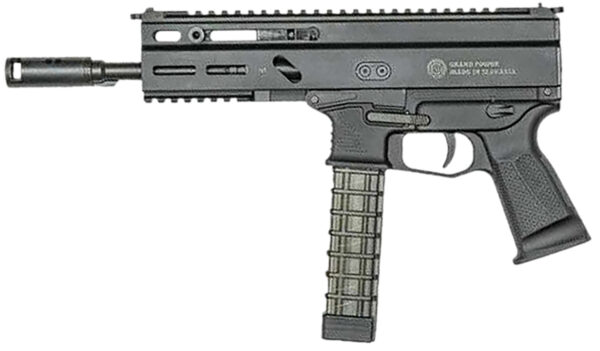 Grand Power 810091158005 Stribog SP9A3 9mm Luger 30+1 16" Black Barrel, Picatinny Rail Receiver & Grip