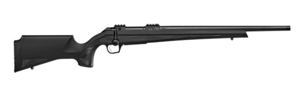 CZ-USA 07415 600+ Alpha 6mm Creedmoor 5+1 22" Black Nitride Threaded Barrel, Black Nitride Aluminum Receiver w/Weaver Rail, Black Soft Touch Fixed Polymer Stock