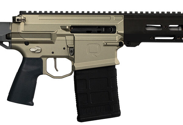 Q LLC BOOMBOX8612INSBR Boombox  8.6 Blackout 20+1 12" Bead Blasted Tapered Threaded Barrel, Black Anodized Picatinny Rail Aluminum Receiver, Adj Folding Stock, Reptilia CQG-NB Grip