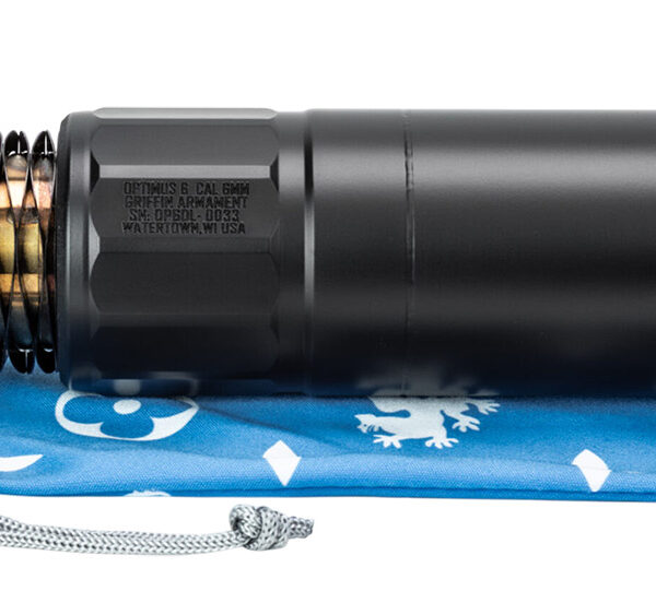 Griffin Armament GAOP6DL-W Dual-Lok Optimus 6 6mm Fits 6.68" Long 17-4 Stainless Steel Cerakote Black