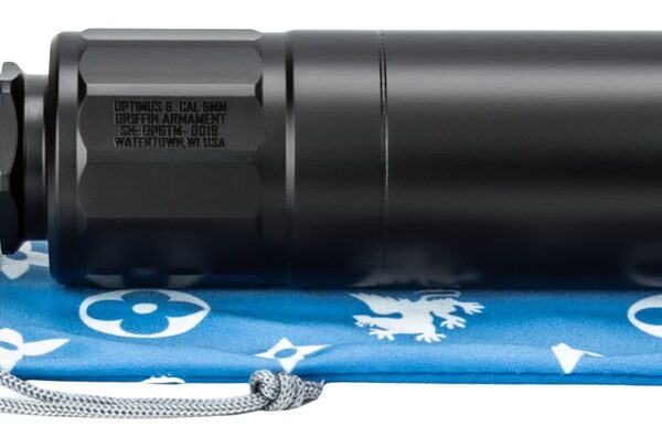 Griffin Armament GAOP6TM-W Taper Mount Optimus 6 6mm Fits 6.59" Long 17-4 Stainless Steel Cerakote