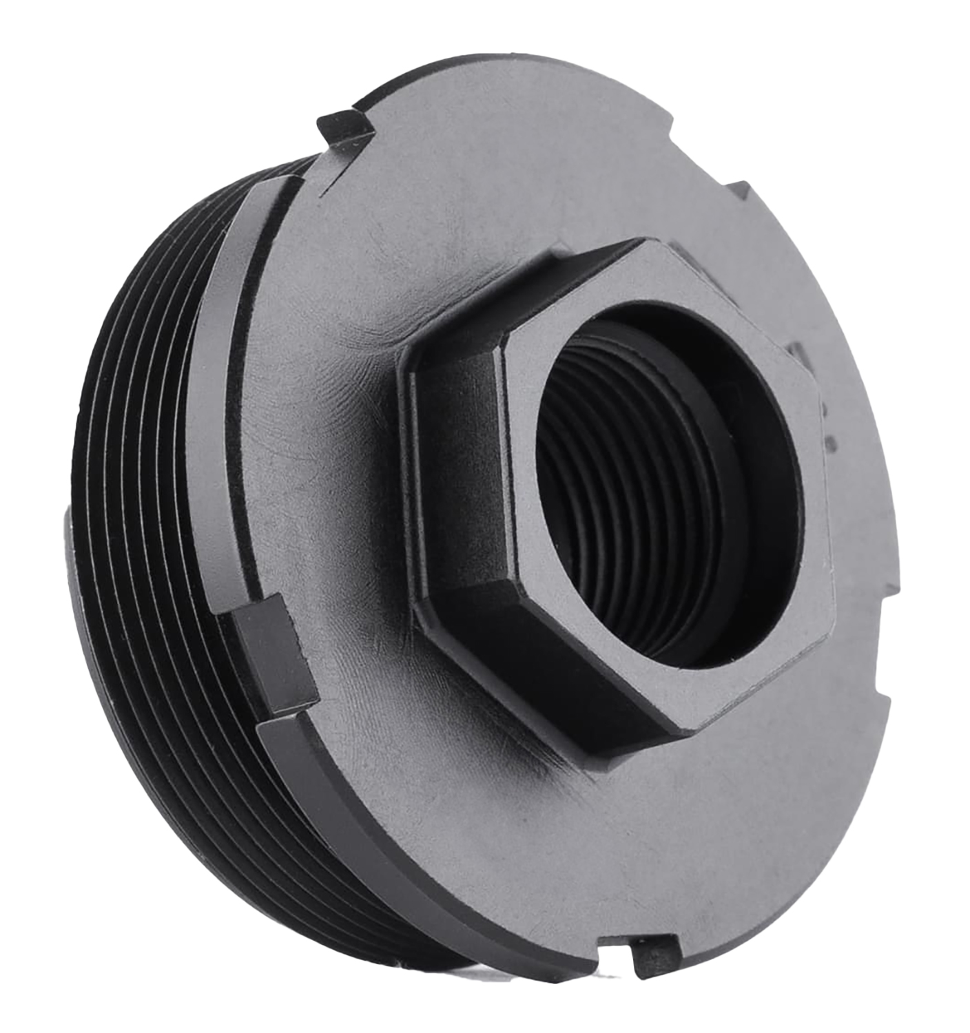 Dead Air LT313 HUB Direct Thread Mount 11/16"x24 4140 HT Alloy Steel Black Nitride