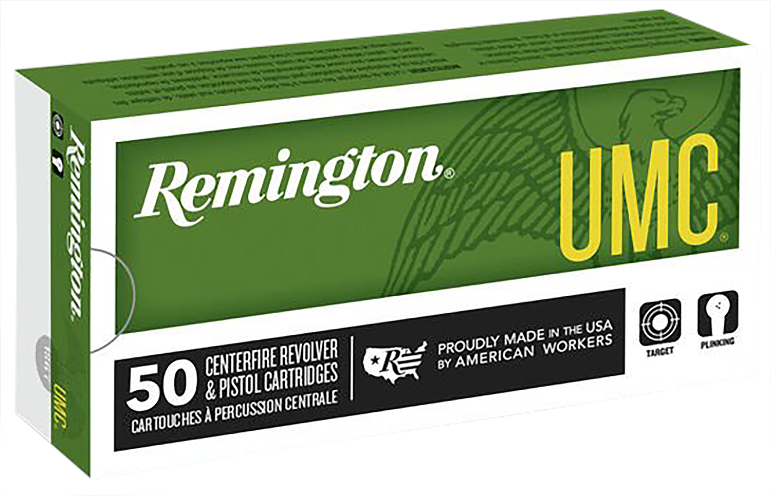 Remington Ammunition R23720 UMC  380ACP 95gr Full Metal Jacket 50 Per Box/10 Case