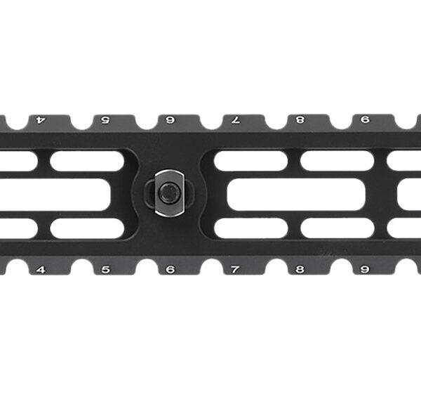 Leapers TLUMA03 ARCA Rail 6 Slot M-LOK  Matte Black Anodized Aluminum 9.40" Long M-LOK Mount
