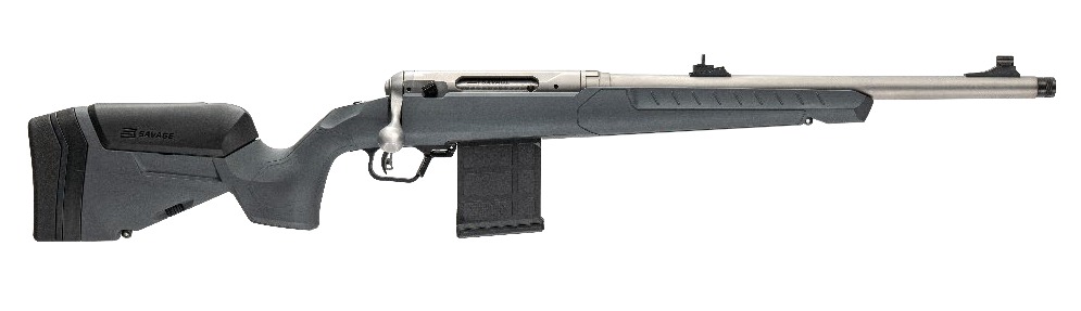 Savage Arms 32506 110 Ridge Hunter 338 Win Mag 5+1 20" Heavy Barrel, Flat Dark Gray Adj LOP Synthetic Stock, Right Hand