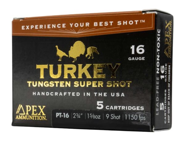 APEX AMMO PT16-9     16G      1-5/8 9         5/10