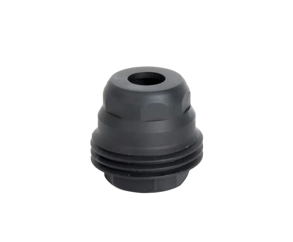 Jk Armament JKMDHDM111624 Minimalist  45Cal Fits 1" Long 11/16"x24 Stainless Steel Nitride Black