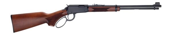 Henry H001PG22M Western 22 WMR 12+1 18.50" Blued Round Barrel, Black Aluminum Grooved Receiver, American Walnut Fixed w/Pistol Grip Stock