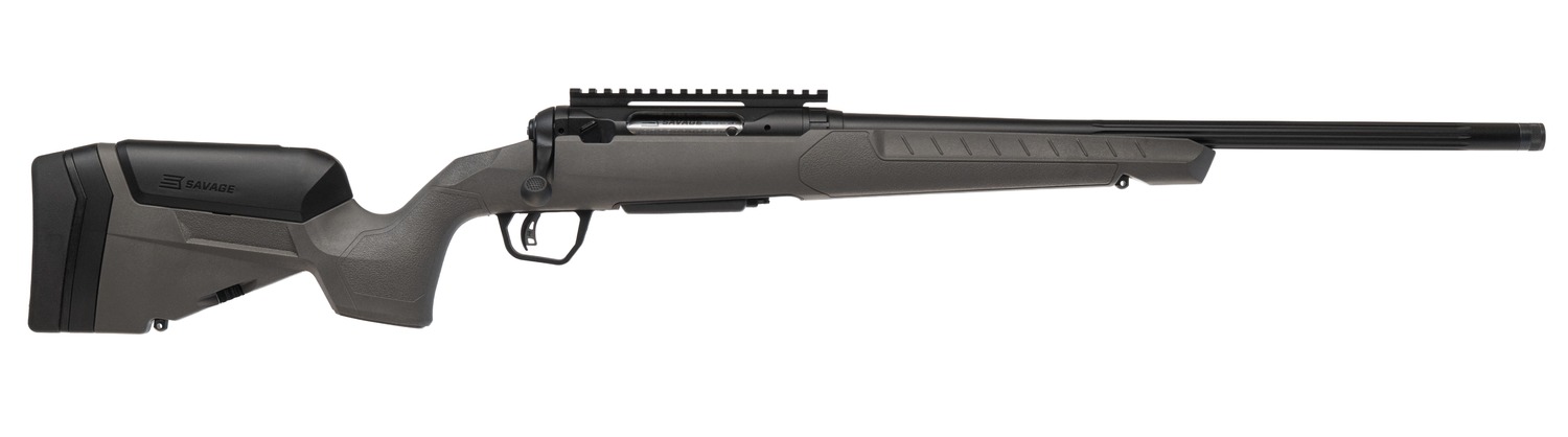 Savage Arms 32416 110 Trailblazer 450 Bushmaster 4+1 20" Fluted Barrel, Flat Dark Gray Adj LOP Synthetic Stock, Right Hand