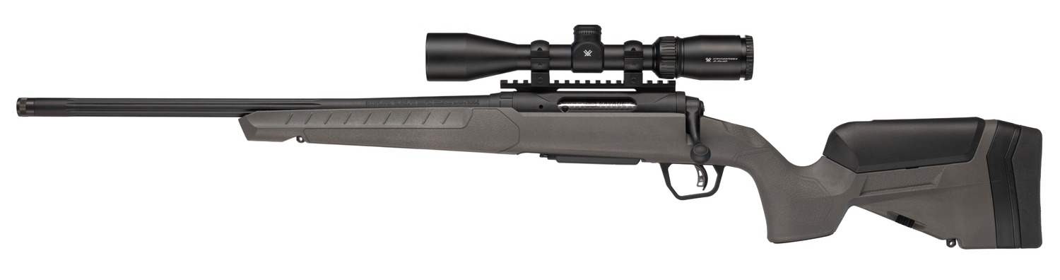 Savage Arms 32493 110 Trailblazer 7mm Rem Mag 3+1 22" Fluted Barrel, Flat Dark Gray Adj LOP Synthetic Stock, Left Hand
