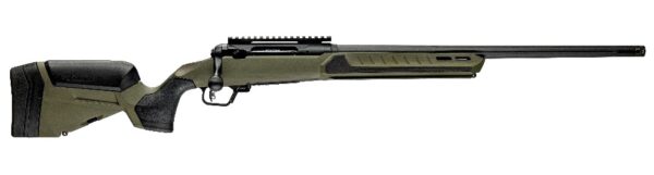 Savage Arms 32640 110 Core Predator Full Size 300 AAC Blackout 10+1 16.50" Medium Heavy Fluted Barrel, Arca Rail Forend, Hunter Green AccuStock w/AccuFit V2 Synthetic Stock, Left Hand