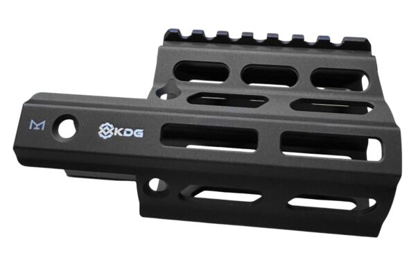 Kinetic Development Group STR5-MK2-010 SRX3 MK2 Stribog Rail Extension Black Aluminum Compatible w/ Stribog SP9 Models w/ MLOK Receivers