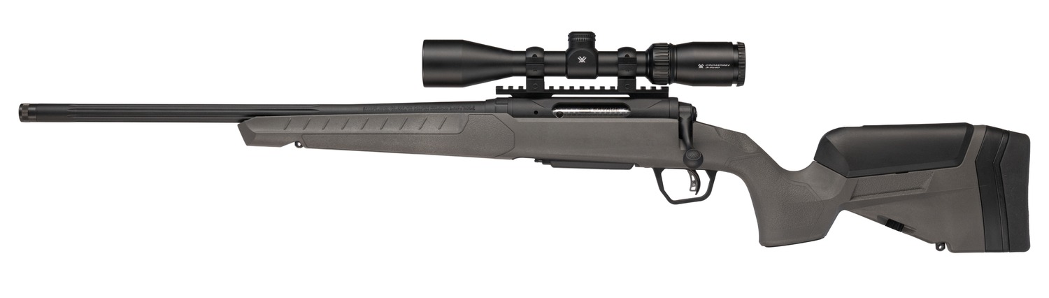 Savage Arms 32496 110 Trailblazer 300 Win Mag 3+1 22" Fluted Barrel, Flat Dark Gray Adj LOP Synthetic Stock, Left Hand