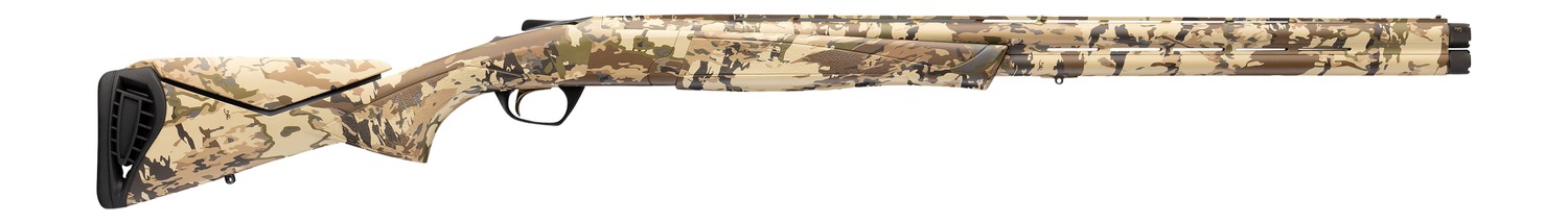 Browning 018735205 Cynergy 12 Gauge Break Open 3.50" 2rd 26" Overall Auric Camo Over/Under Vent Rib Barrel, Steel Receiver & Adj Comb Auric Camo Synthetic Stock