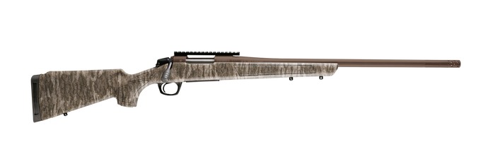 CVA CR3983MOBL Cascade XT 308 Win 4+1 22" Midnight Bronze Cerakote Fluted Threaded Steel Barrel & Receiver w/Picatinny Rail, Mossy Oak Bottomland Adjustable Synthetic Stock, Right Hand