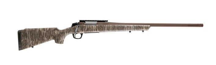 CVA CR3985MOBL Cascade XT 450 Bushmaster 2+1 22" Midnight Bronze Cerakote Fluted Threaded Steel Barrel & Receiver w/Picatinny Rail, Mossy Oak Bottomland Adjustable Synthetic Stock, Right Hand