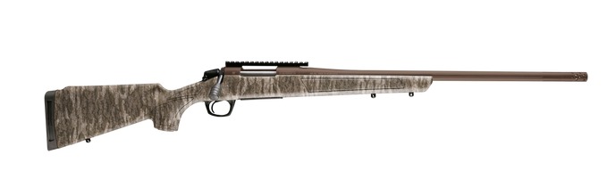 CVA CR3991MOBL Cascade XT 300 Win Mag 3+1 24" Midnight Bronze Cerakote Fluted Threaded Steel Barrel & Receiver w/Picatinny Rail, Mossy Oak Bottomland Adjustable Synthetic Stock, Right Hand