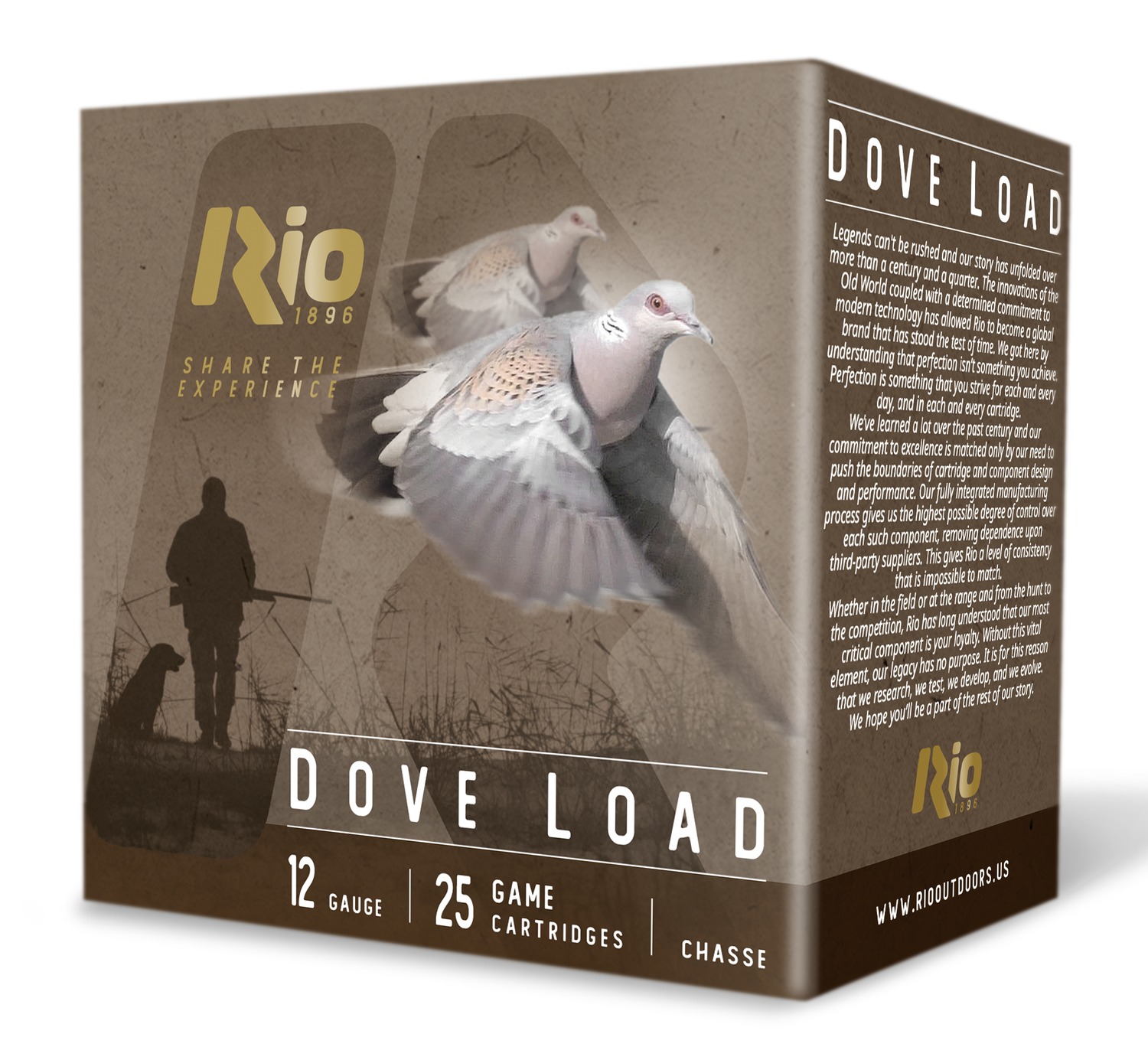 RIO RDL32HV75 DOVE LOAD 12G 2-3/4 7-1/2 25/10