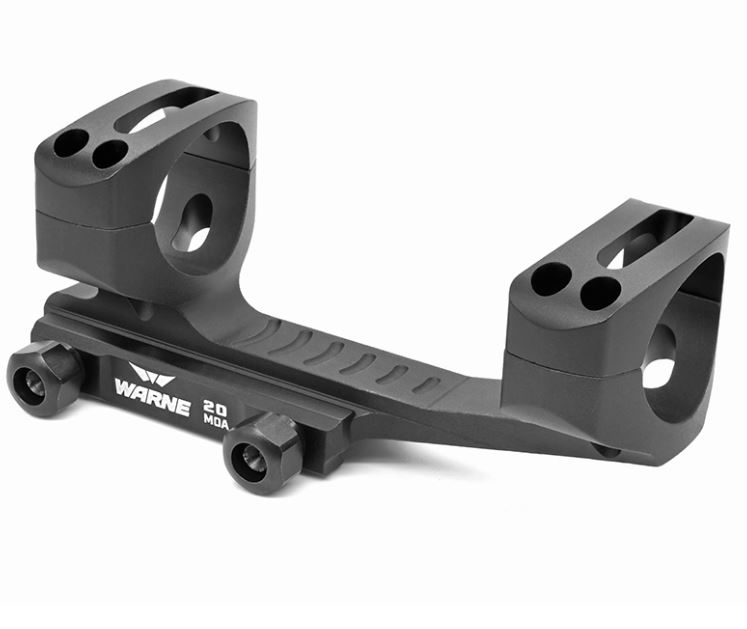 WARNE MOUNT SKEL 1" MSR 20MOA BLACK