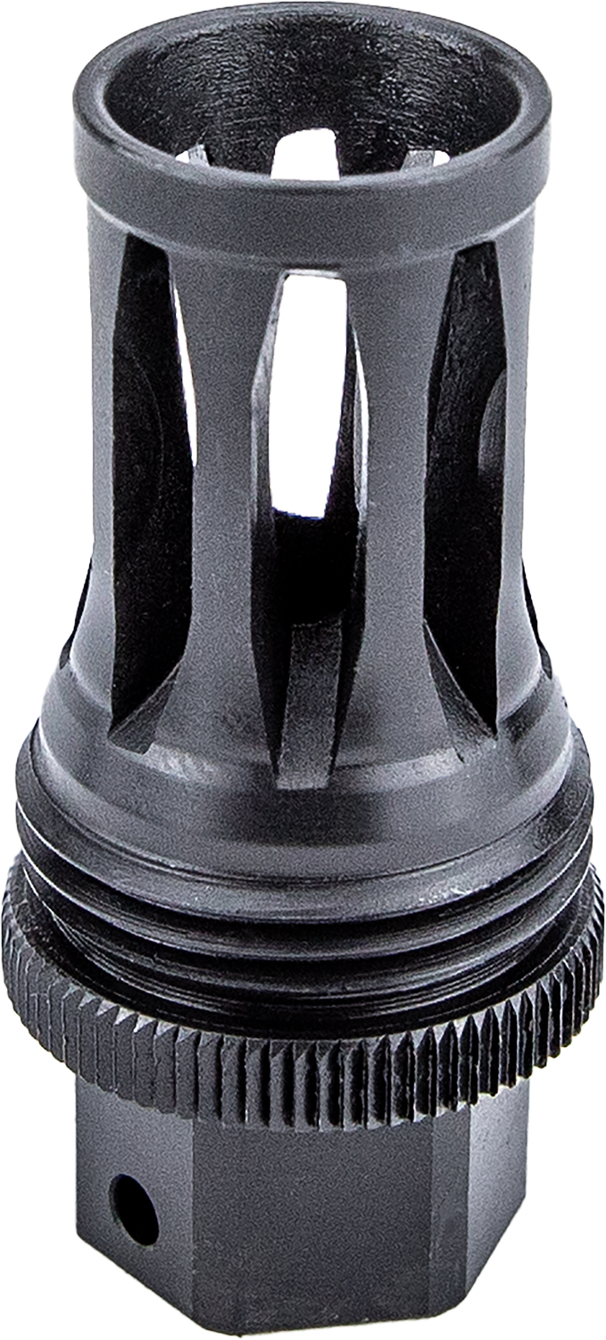 Kgm Suppressors A-QD-5FB-S-1 Quick Detach Flash Brake Black Nitride Steel 1/2"x28 Threads