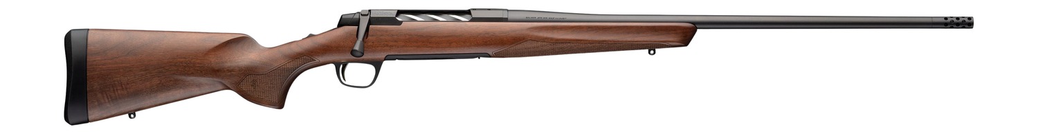 Browning 036128227 X-Bolt 2 Hunter 7mm Rem Mag 3+1 26" Matte Blued Threaded Barrel & Steel Drilled & Tapped Receiver, Satin Black Walnut Fixed Stock, Right Hand