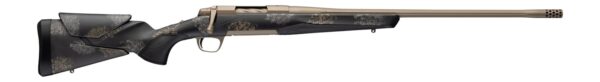 Browning 036142218 X-Bolt 2 Speed HD Full Size 308 Win 4+1 22" Smoked Bronze Cerakote Fluted Threaded Barrel, Smoked Bronze Cerakote Steel Drilled & Tapped Receiver, Bronze/Gray Camo w/Black Overmold