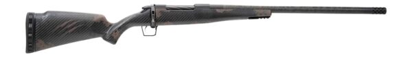 Fierce Firearms RGESC25CM18BTS Carbon Rogue 25 Creedmoor 3+1 18" Carbon Fiber Match Grade Threaded Barrel, Black Cerakote Stainless Steel Drilled & Tapped Receiver, Trophy Camo LR Negative Comb Carbon