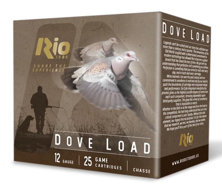 RIO RDL328 DOVE LOAD 12G 2-3/4 8 25/10