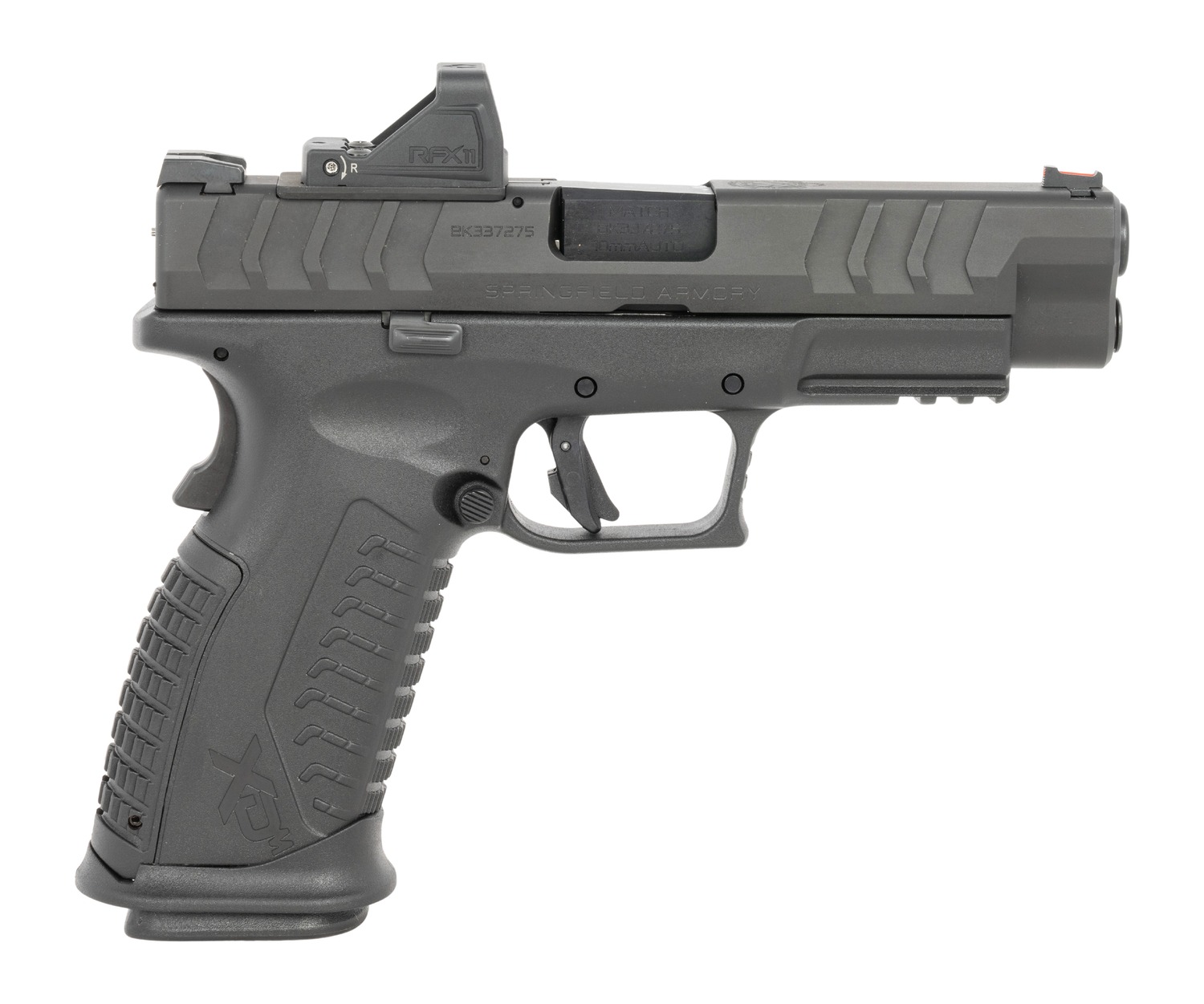 Springfield Armory XDME94510BHCOSP15PAC XD-M Elite OSP Gear Pac Full Size 10mm Auto, 15+1 4.50" Black Melonite Match Grade Barrel & Optic Ready/Serrated Steel Slide, Black Polymer Frame w/Picatinny Ra