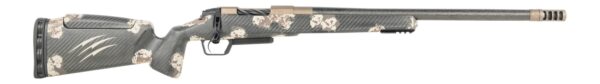 Fierce Firearms  CT Rival XP 2.0 300 PRC 20" Carbon Fiber Threaded Barrel, Smoked Bronze Cerakote Titanium Drilled & Tapped Receiver, Integral Rail Forend, Desert Shadow Camo Adj Comb Carbon Fiber Sto