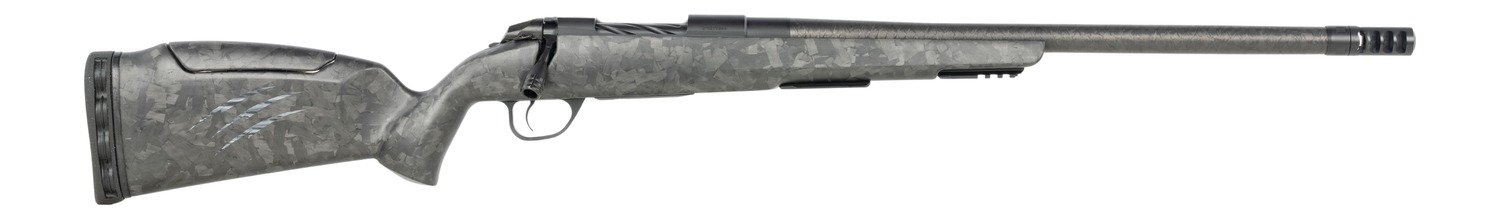 Fierce Firearms  CT Rage LR Full Size 7mm BC 3+1 18" Carbon Fiber Match Grade Threaded Barrel, Black Cerakote Titanium Drilled & Tapped Receiver, Picatinny Rail Forend, Carbon Matrix Push Button Adj C