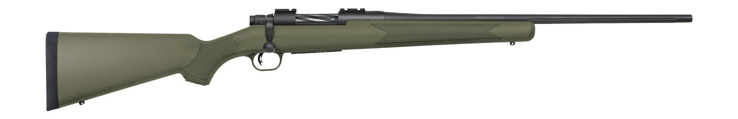 Mossberg 28076 Patriot 308 Win 5+1 22" Matte Blued Fluted Barrel, OD Green Synthetic Stock