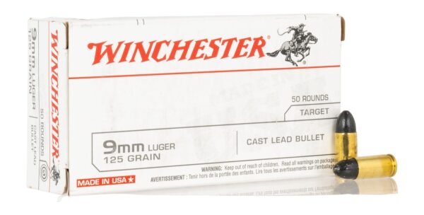 WIN USA9MM125 9MM USA TARGET CLB 125GR   50/10