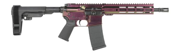 Shark Coast Tactical SCC07268RZRBK-P Razorback  5.56 NATO 30+1 10.50" Black Nitride Threaded Barrel, Aluminum Receiver w/Picatinny Rail, M-LOK Handguard, Polymer SB Tactical SBA3 Brace, Polymer Grip