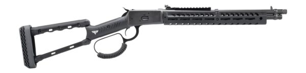 Rossi 920441613-TBRP R92  44 Mag 8+1 16.50" Black Cerakote Alloy Steel Threaded Barrel & Drilled & Tapped Receiver, Black Fixed Wood Stock